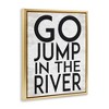 Stupell Industries Jump in the River Motivational Lake House Phrase, 25" x 31" - 3 of 4