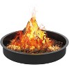 Smokeless Fire Pit Ring for Outdoor Use, Heavy-Duty Coated Steel, Quick DIY No-Tool Assembly, Efficient Ventilation, Above Ground/in-Ground - 3 of 4