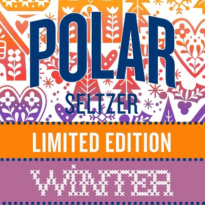 Polar Beverages Winter Variety Pack Sparkling Water - 12pk/12 fl oz