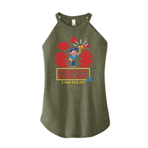 Women's - Disney - I Can Fix It Felix Graphic High Neck Tank - 1 of 2