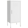 VidaXL Storage Cabinet White 16.7"x13.8"x40" Steel - 2 of 4