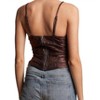 Women's Metallic Bustier Crop Top - Fascination - 4 of 4