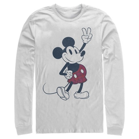 Mickey mouse long sleeve t sale shirt