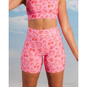 Lime Ricki Women's Fruity Doodles Bike Short - 1 of 4
