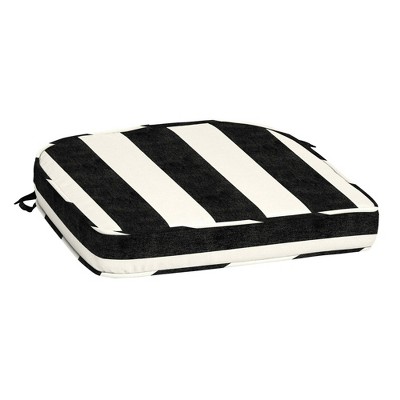 Arden 20"x19" ProFoam EverTru Acrylic Rounded Back Outdoor Dining Cushion