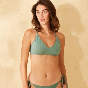 Women's Deep Scoop Neck Bralette Bikini Top - Shade & Shore™ - 1 of 4