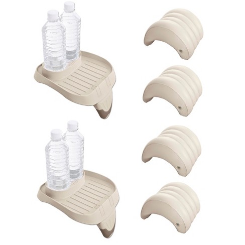 Intex Cup Holder Refreshment Tray 2 Pack Inflatable Headrest 4 Pack Target