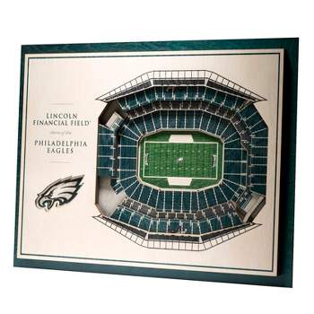 NFL Philadelphia Eagles 5-Layer StadiumViews 3D Wall Art