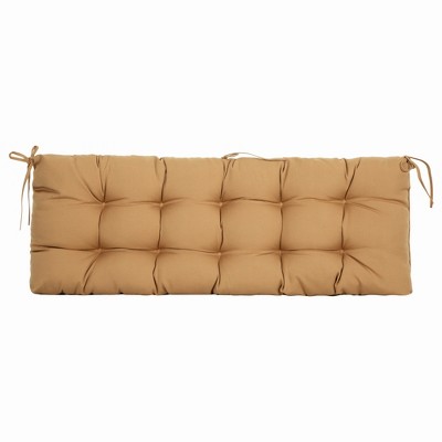 ARTPLAN Outdoor 48 Inch Bench Cushion Tufted for Outdoor Furniture, 48"x18"x4" Wicker Patio Loveseat Cushion All Weather