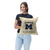 NCAA Michigan Wolverines 26 x 26 Woven Tapestry Pillow - 2 of 4
