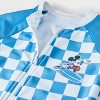 Baby Boys' Disney Mickey Mouse Surfing Full Zip Long Sleeve Rash Guard Unisuit - Blue - 3 of 3