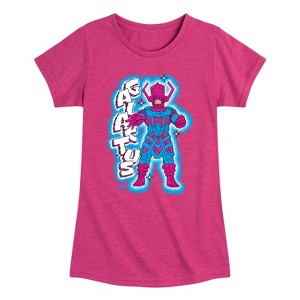 Girls' - Marvel - Fantastic Four Galactus Fitted Short Sleeve Graphic T-Shirt - 1 of 4