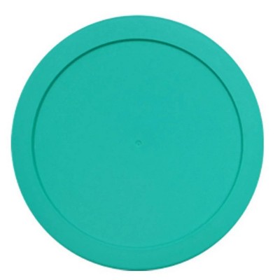 ATTOP Lids for Pyrex and Anchor Round Glass Containers (4-Cups, Green-4PK)