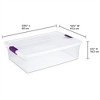 Sterilite 17611704 ClearView Latch Underbed Box - image 3 of 4