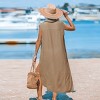 Women's Beach Cover-Up Sleeveless Midi Dress - Cupshe - 4 of 4