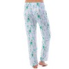 Casual Nights Women's Long Sleeve Floral Lace Trim Pajama Set - 4 of 4