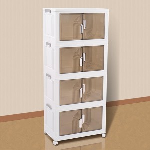 Kozyard Foldable Storage Bins with Lids Stackable Storage Bins with Door Wheel for Bedroom Living Room Closet Laundry - 1 of 4