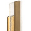 Possini Euro Design Possini Euro Cascadia 18"H Brass Piastra Glass LED Outdoor Wall Light - 3 of 4