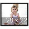 PosterPalooza | Simple Black Picture Frame - UV Acrylic, Backing Board, Hanging Hardware Included - 2 of 4