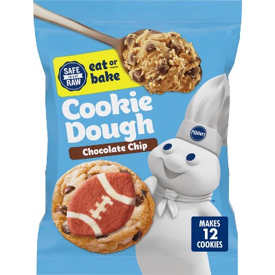 Pillsbury Big Deluxe Chocolate Chip Cookie Dough - 16oz/12ct