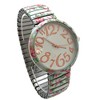 Olivia Pratt Big Dial Easy Reader Watch Floral Elastic Stretch Band Wristwatch Women Watch - 2 of 3
