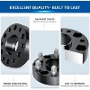 Wheel Spacers, 4x4 Wheel Spacers - 2 PCS 1'' Thick 6061-T6 Aluminum for EZ GO, Club Car (4x4, 66mm Bore, M12¡Á1.5 Studs) - 3 of 4