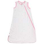 Honest Baby Organic Cotton Interlock Wearable Blanket All Seasons - Love Dot