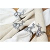 C&F Home Easter Charcoal Bunny Rabbit Napkin Ring, Set of 4 - 2 of 4