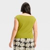 Women's Slim Fit Short Sleeve Off the Shoulder Top - A New Day™ - 2 of 3