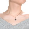 Guili Halloween Sterling Silver with Rose Gold and Black Plated Paved with Onyx Black Round Cubic Zirconias with Clear Round Cubic Zirconias Necklace - 3 of 3