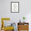 19" x 25" Thinking of You Line Art by Rachel Lee Wood Framed Wall Art Print - Amanti Art: Giclee Lithograph, Modern Decor - 4 of 4