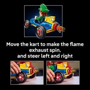 LEGO Mario Kart – Luigi & Mach 8 Building Set 72050 : Target