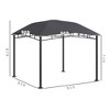 Aghana Digitals 9.8'x9.8' Outdoor Grill Gazebo with UV-Blocking Polyester Canopy, Geodesic Roof & - 3 of 4