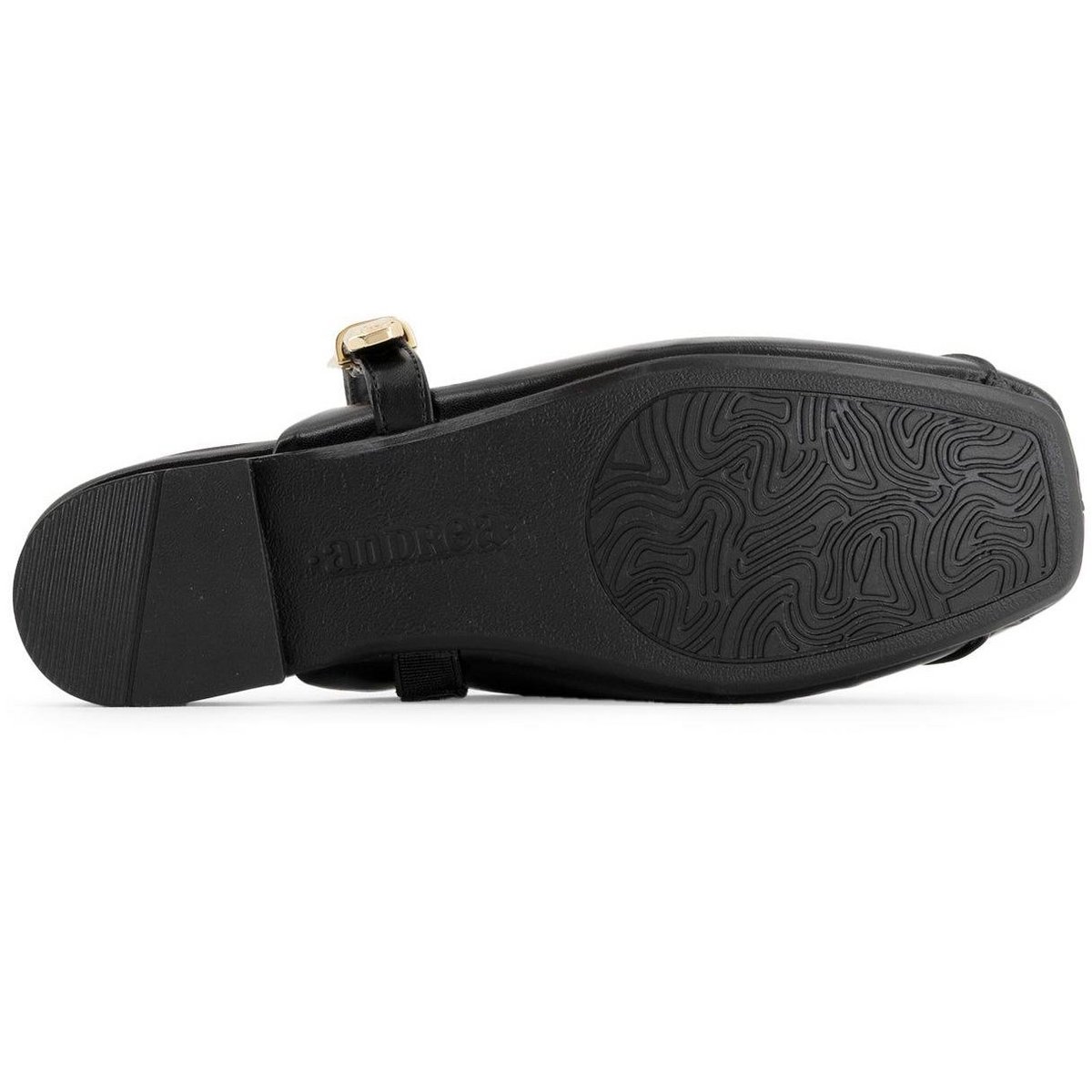 Женские сабо Andrea Women's Mules Ballet Flats 90835 BLACK 5 — фото 4