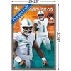 Trends International NFL Miami Dolphins - Tua Tagovailoa 24 Framed Wall Poster Prints - 3 of 4