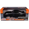 2018 Ford Mustang GT 5.0 Matt Black with Black Wheels 1/24 Diecast Model Car by Motormax - 3 of 3