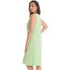 Dreamcrest Womens Sleeveless Nightgown with Lace Trim – Comfortable Sleepwear Pajamas – Solids & Prints - 2 of 3