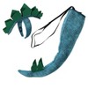 HalloweenCostumes.com    Stegosaurus Dinosaur Kit, Black/Green/Blue - 3 of 4
