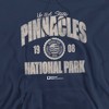 Men's Pinnacles National Park Established Date Pull-Over Hoodie - 2 of 4
