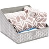 Juvale 3 Pack Non Woven Baskets, Closet Organization Bins for Home Storage (Grey, 11.4 x 11.4 x 7.9 in) - 3 of 4