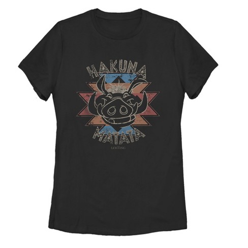 Women's Lion King Pumbaa Hakuna Matata T-Shirt - image 1 of 3