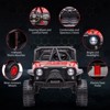24V Kids Ride-On Truck Car, 2-Seater Electric Vehicle with Remote Control, 19" Extra Wide Seat, USB, Spring Suspension - 4 of 4