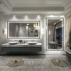 Apmir Super Bright Front & Back LED Lighted Anti-Fog Aluminum Alloy Framed Tempered Glass Bathroom/Vanity Mirror with ETL & 3-Year Warranty - 3 of 4