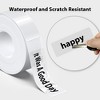 P21 Label Maker Tape, 14x40mm (0.55"x1.57") Self-Adhesive Label for P21 Label Maker for Home/Office/School, 180 Labels/Roll, Tranparent - 3 of 4
