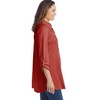 Woman Within Plus Size Button-Front Embroidered Tunic - 4 of 4