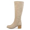 Journee Collection Womens Sanora Stacked Heel Riding Boots - 2 of 4