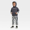 Grayson Mini Toddler Boys' Good Times French Terry Pullover Hoodie T-Shirt - Black - 4 of 4