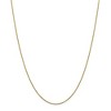 Black Bow Jewelry 1.3mm 10k Yellow Gold Flat Cable Chain Necklace - 3 of 4