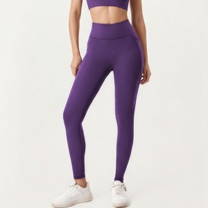 Anna-Kaci Active Women's High Waist Full Length Leggings with Smooth Stretch Fabric and Contoured Fit - 1 of 4