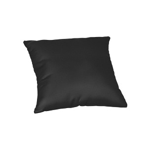 Casual Cushion Solid Sunbrella Fabric 1-Piece Indoor/Outdoor Square Throw Pillow - 1 of 4
